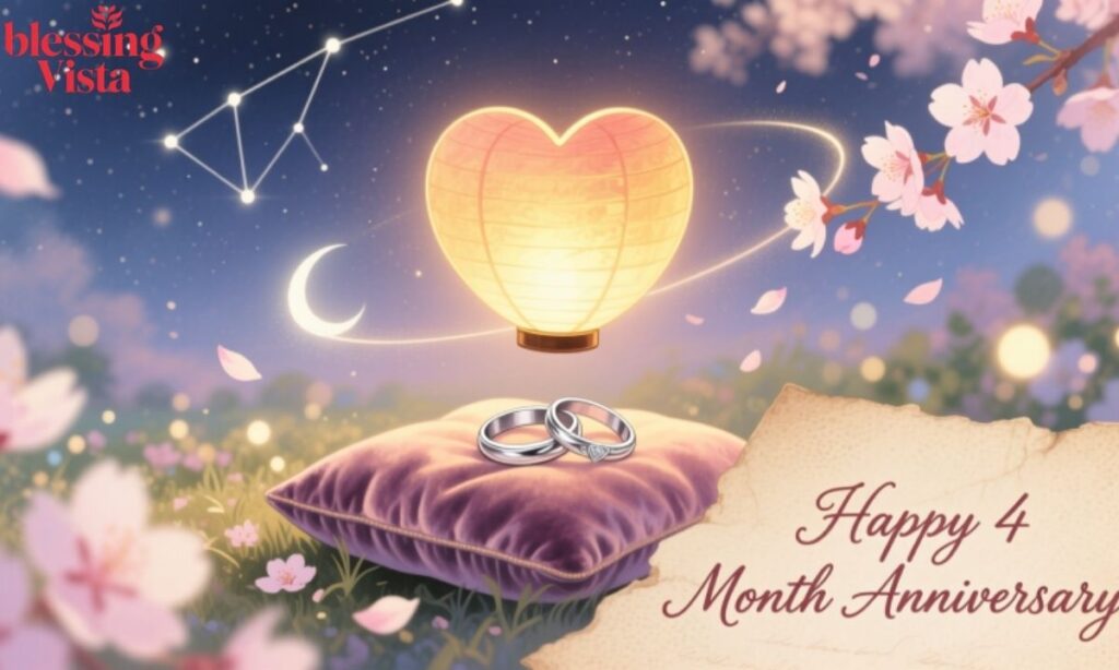 Happy 4 Month Anniversary Blessing For Her
